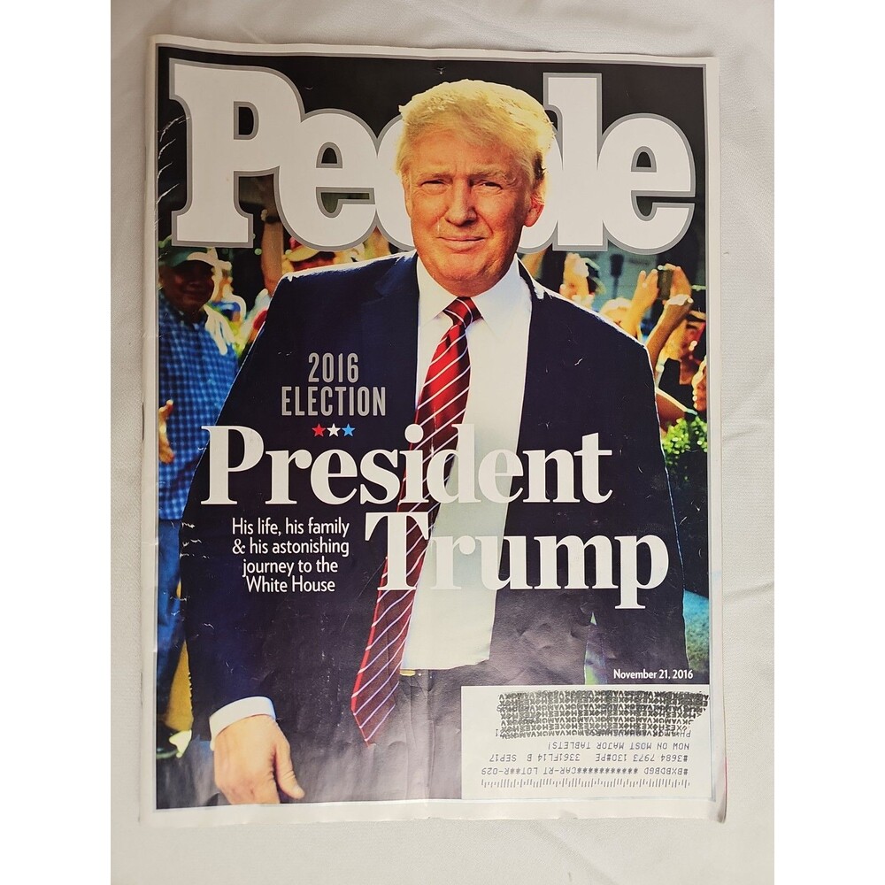 People Magazine November 2016 President Donald Trump Election Collector's Isssue